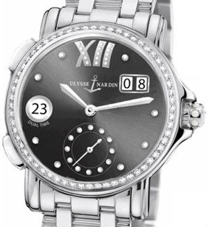 3343-222B-7/30-02 Ulysse Nardin Dual Time Lady
