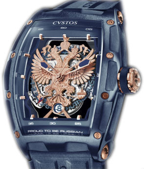 GT Case Proud be Russian Blue Steel PVD Cvstos Limited Edition