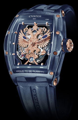 GT Case Proud be Russian Blue Steel PVD Cvstos Limited Edition