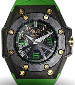 Oktopus Double Date Carbon - Green Linde Werdelin Oktopus