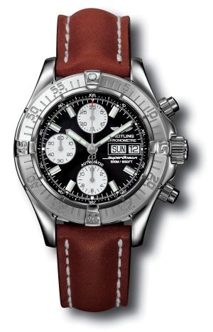 A13340.BLACK.CALF.BA Breitling Avenger