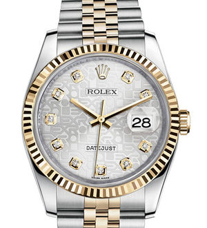 116233 silver jubilee diamond dial Jubilee Rolex Datejust 36