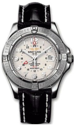 A32350.WHITE.CALF.BA Breitling Avenger