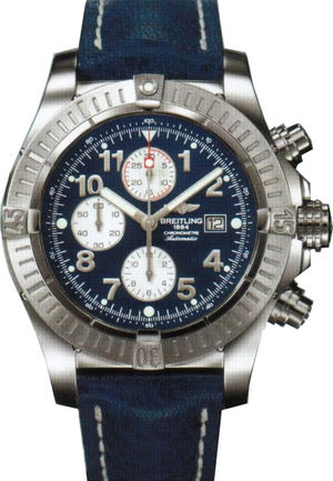 A13370.BLUE.CALF.BD Breitling Avenger