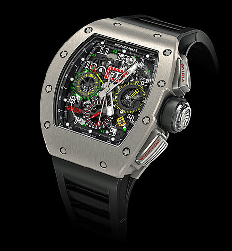 RM 11-02 Flyback Chronograph Dual Time Zone Richard Mille Mens collectoin RM 001-050