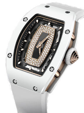 RM 07-01 ATZ  White Ceramic Richard Mille Womens