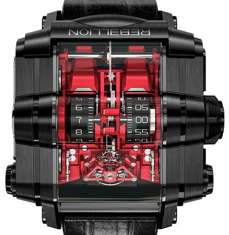 Т-1000 T1K Titanium DLC Red Black Rebellion T-1000