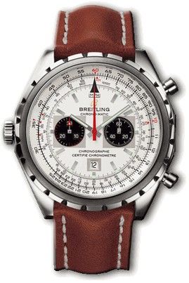 A41360.WHITE.CALF.BD Breitling Navitimer