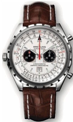 A41360.WHITE.CROCO.BD Breitling Navitimer