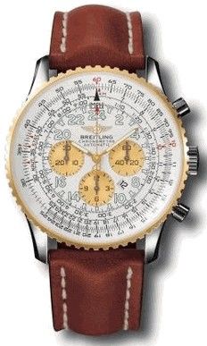 D22322.WHITE.CALF.BD Breitling Navitimer