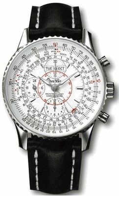 A21330.WHITE.CROCO.BA Breitling Navitimer