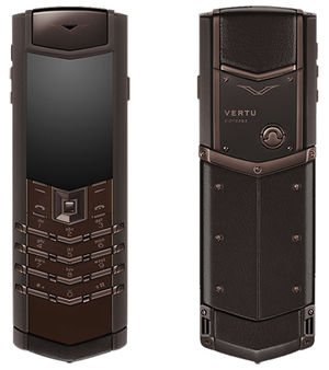 Signature Pure Chocolate Stainless Steel Vertu Signature