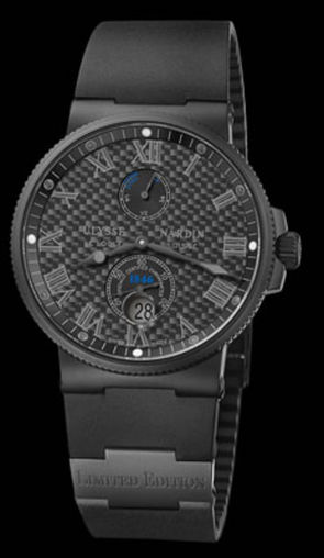 263-66LE-3C/42-Black Ulysse Nardin Maxi Marine Chronometer 41