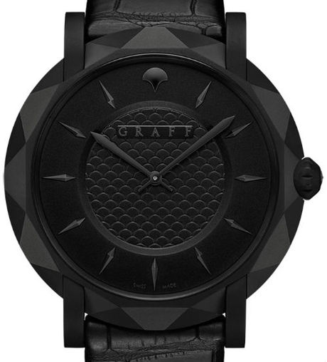 GraffStar Slim Eclipse 43mm Titanium Black DLC GRAFF Star