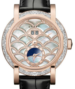 Diamond&Rose Gold With White Mother of Pearl GRAFF Star