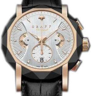 DLC&Rose Gold With White Dial GRAFF ChronoGraff