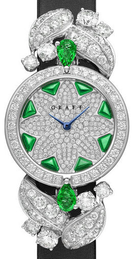 Diamond&Emerald GRAFF High jewellery watches