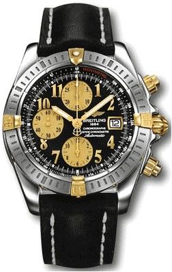 B13356.BLACK.ARABIC.CALF.BA Breitling Chronomat 41