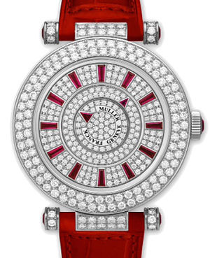 42 DM D2R CD Ruby Croco Franck Muller Double Mystery