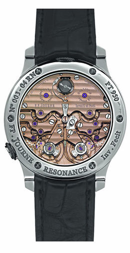 chronometre a resonance 24 hour pt grey leather FPJourne Classique