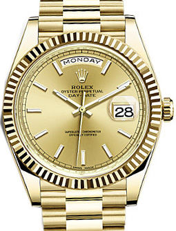 228238 Champagne Rolex Day-Date 40