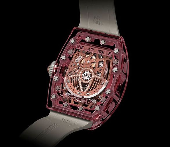 RM 07-02 Automatic Pink Lady Sapphire Richard Mille Womens