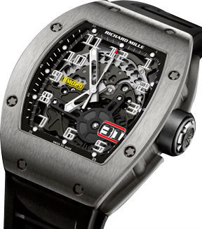 RM 029 Titanium Automatic with Oversize Date Richard Mille Mens collectoin RM 001-050