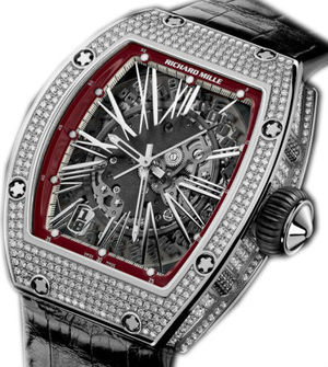 RM 023 White Gold Diamonds Richard Mille Womens