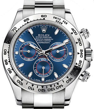 116509 Blue Rolex Cosmograph Daytona