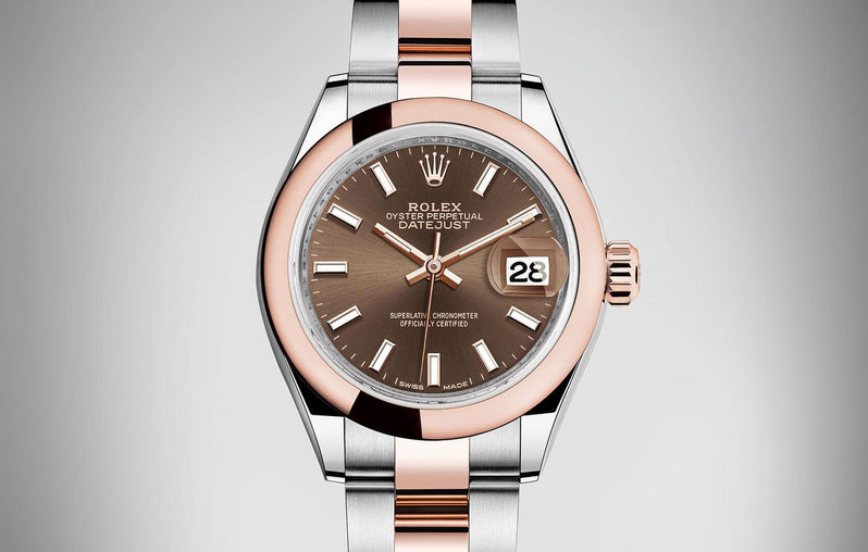 279161 Chocolate dial Rolex Lady-Datejust 28