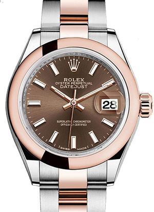 279161 Chocolate dial Rolex Lady-Datejust 28