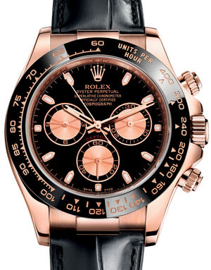 116515LN Black and pink Rolex Cosmograph Daytona
