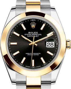 126303 Black Oyster Bracelet Rolex Datejust 41