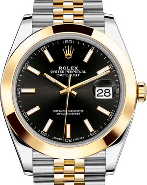 126303 Black Jubilee Bracelet Rolex Datejust 41
