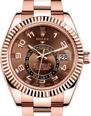 326935 Chocolate Rolex Sky-Dweller