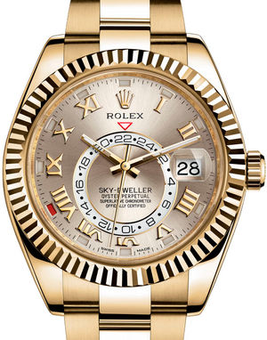 326938 Silver Rolex Sky-Dweller