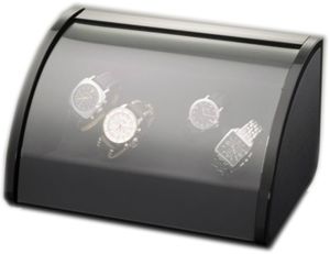 black high gloss/leather TIME MOVER , Сейфы, шахматы  Elma