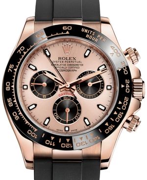 116515LN Pink and black Rolex Cosmograph Daytona