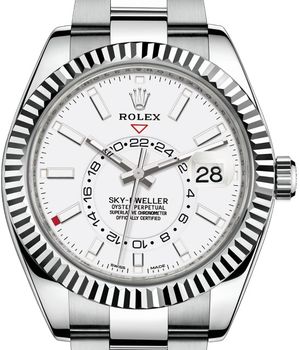 326934 White Rolex Sky-Dweller