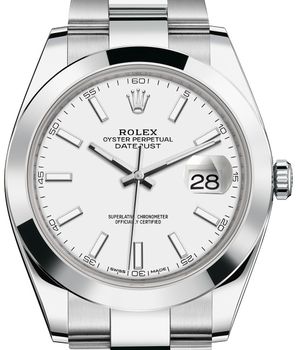 126300 White Rolex Datejust 41