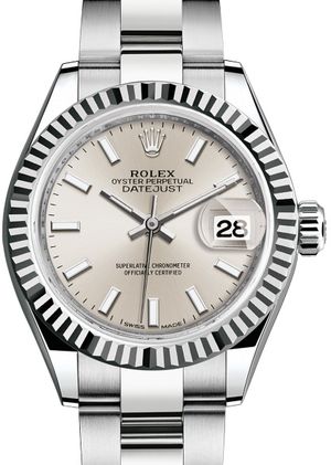 279174 Silver Rolex Lady-Datejust 28