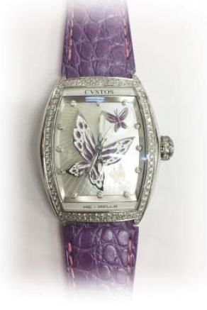 re-belle papillon steel diamond purple butterfly Cvstos Re-Belle