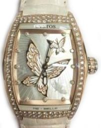 re-belle papillon red gold diamond white butterfly Cvstos Re-Belle