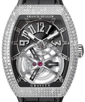 V 45 T GRAVITY CS NBR CD AC.NR Franck Muller Vanguard Gravity