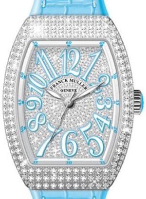 V 35 SC AT FO D CD AC.BL DIAM.BLC BL. Franck Muller Vanguard Lady Automatic