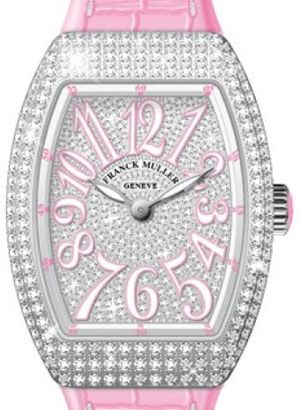 V 35 QZ D CD AC.RS DIAM.BLC RS Franck Muller Vanguard Lady Quartz