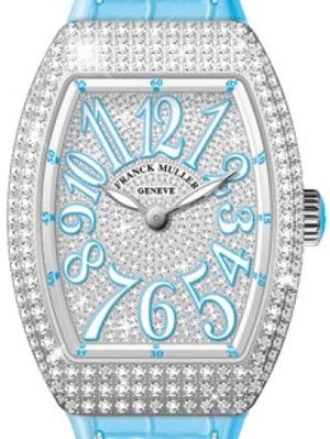 V 35 QZ D CD AC.BL DIAM.BLC BL Franck Muller Vanguard Lady Quartz