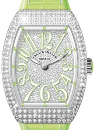 V 35 QZ D CD AC.VE DIAM.BLC VE Franck Muller Vanguard Lady Quartz