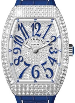 V 35 QZ D CD AC.BU DIAM.BLC BU Franck Muller Vanguard Lady Quartz