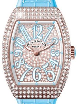 V 35 QZ D CD 5N.BL DIAM.BLC BL Franck Muller Vanguard Lady Quartz